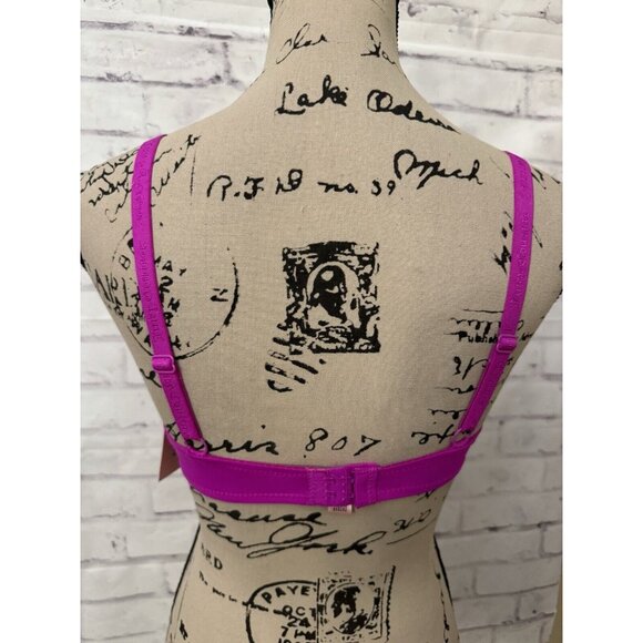 Juicy‎ Couture Intimates Size 34B Sexy Push Up Underwire Bra Venus Pink Lace New - Picture 5 of 11